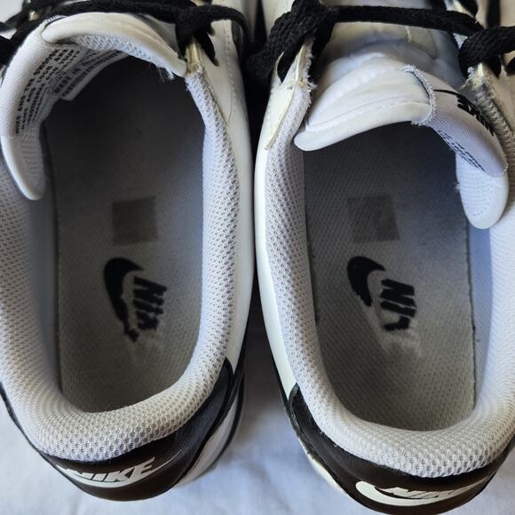 Nike Cortez White Black DM4044-105 Shoes Sneakers Men's Size 8 - Picture 7 of 9